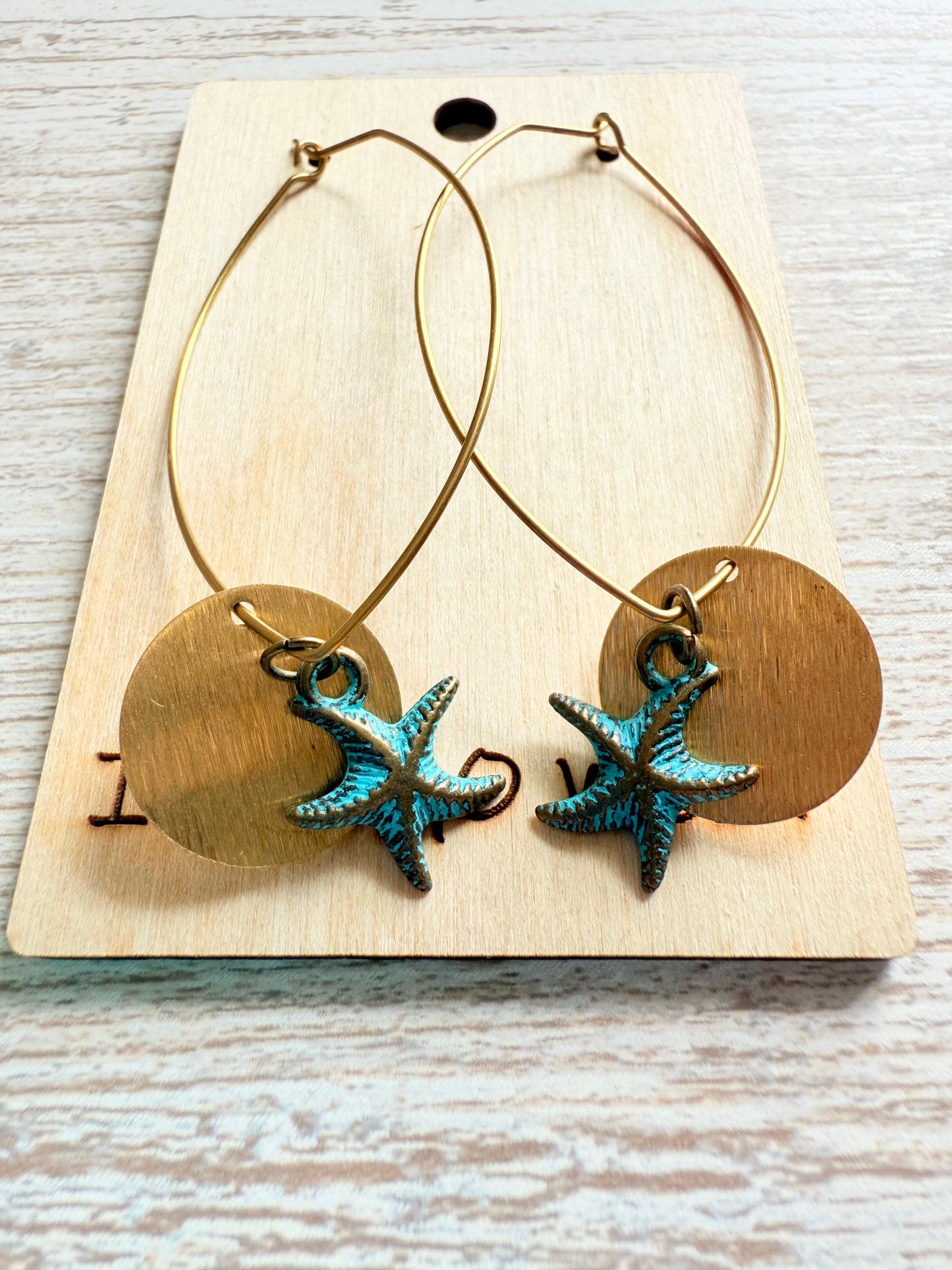 Coastal Drift Starfish Earrings