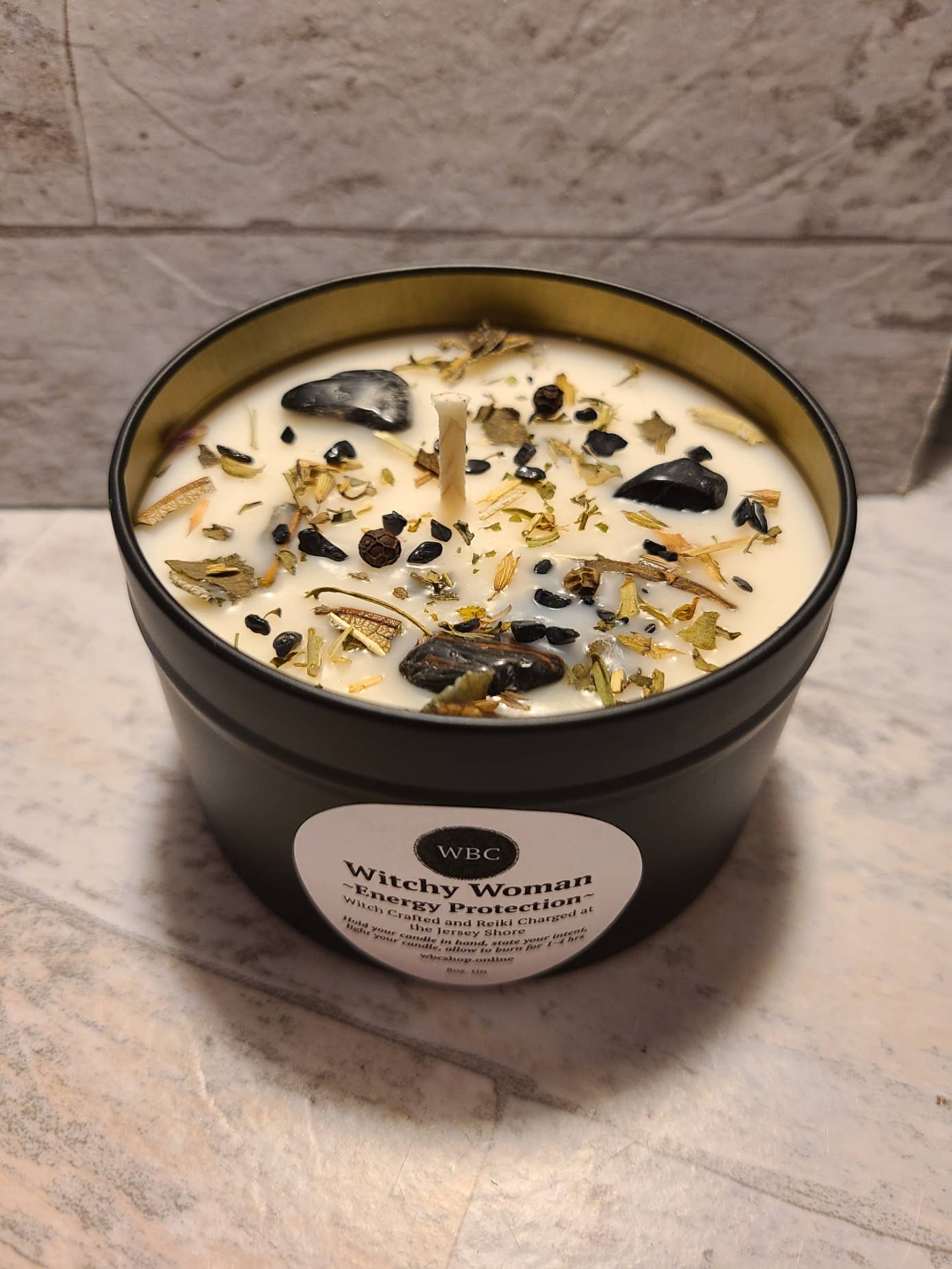 Witchy Woman, Energy Protection, 8oz Intention Soy Candles