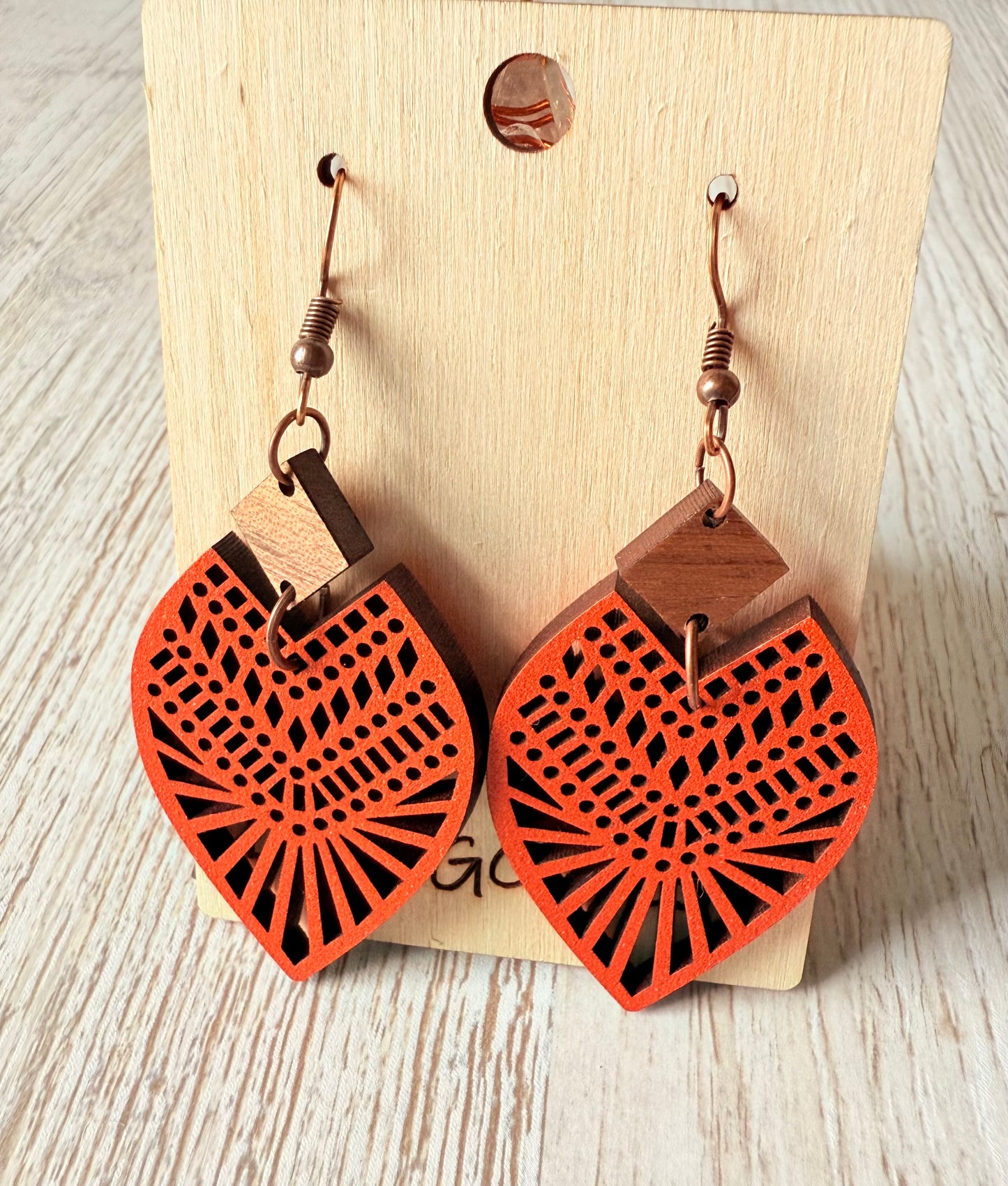 Solstice Ember Drop Earrings