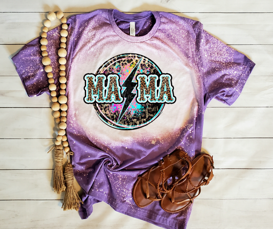 “Mama” bleached shirt: Adult 3X