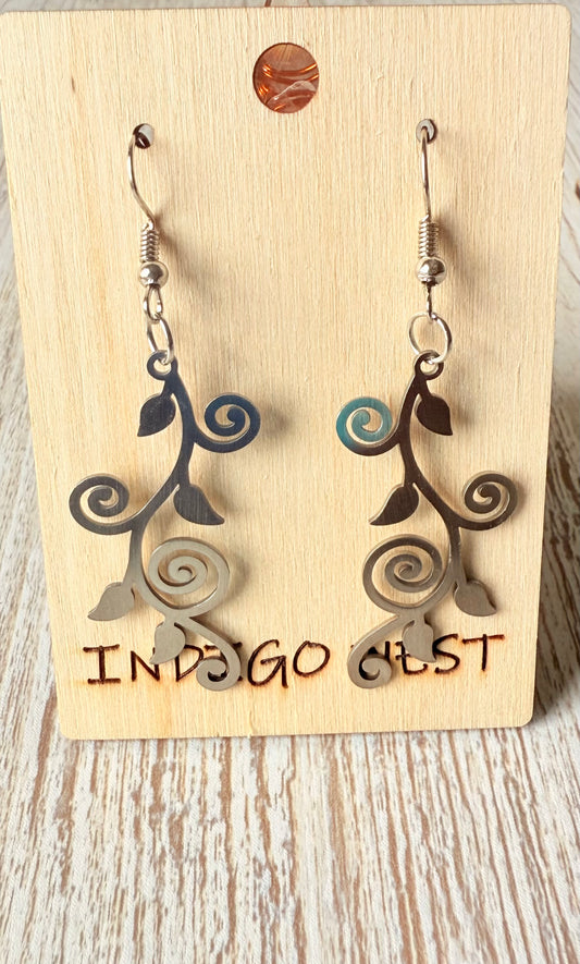 Vine & Spiral Earrings
