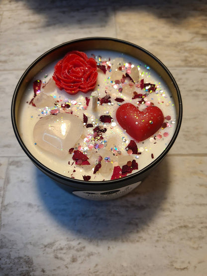 Love and Light Soy Intention Candle, for Self Love