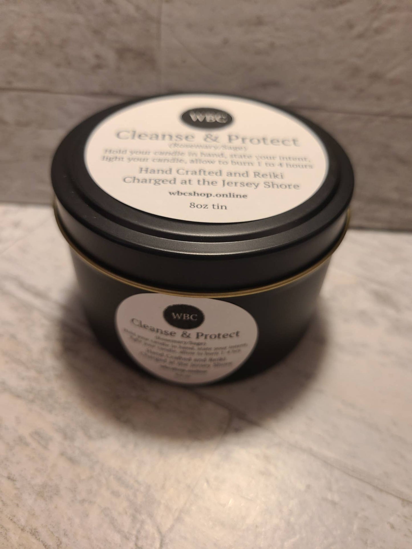 Cleanse & Protect Intention Soy Candles, Energy Candles