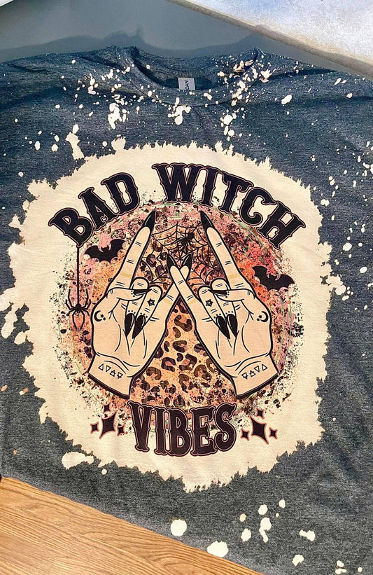 “Bad Witch” Vibes Halloween tshirt: 2XL