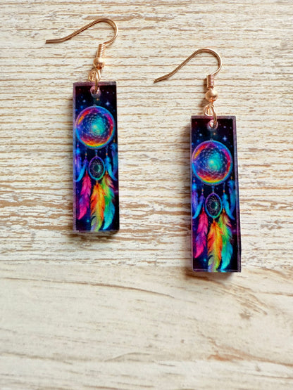 Celestial Dreamcatcher Earrings