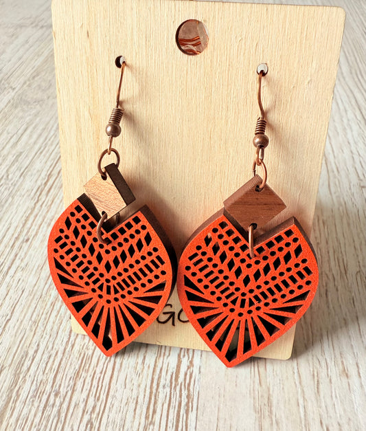 Solstice Ember Drop Earrings