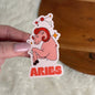 Aries Astrology Sign Sticker