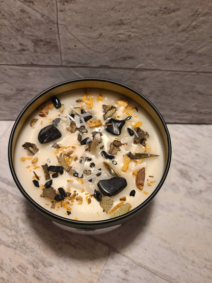 Cleanse & Protect Intention Soy Candles, Energy Candles