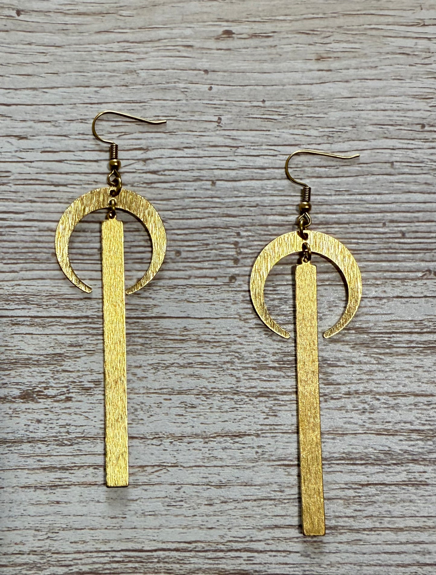 Saffron Horizon- Raw Brass