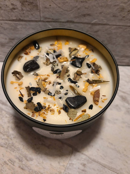 Cleanse & Protect Intention Soy Candles, Energy Candles
