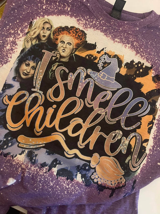 “I smell children” Hocus Pocus Halloween tshirt: X-Large