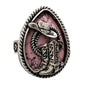 Cowboy Boots Turquoise Stone Western Native Stretch Ring: Pink